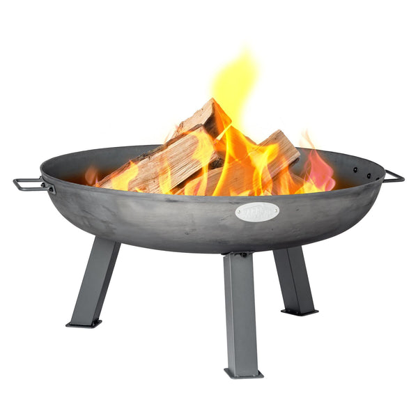 nicola spring Large Cast Iron Fire Pit 75cm