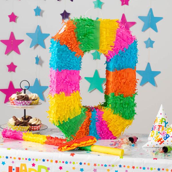 Nicola Spring Large Number 0 Pinata Party Set