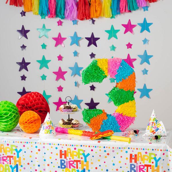 Nicola Spring Large Number 3 Pinata Party Set