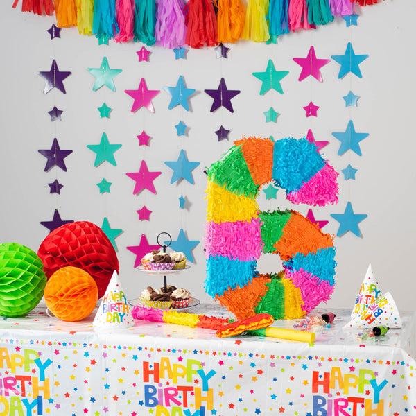 Nicola Spring Large Number 6 Pinata Party Set