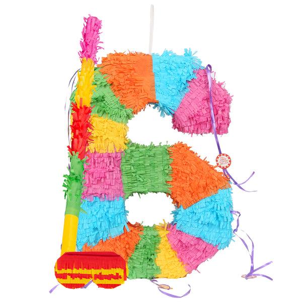 nicola spring Large Number 6 Pinata Party Set