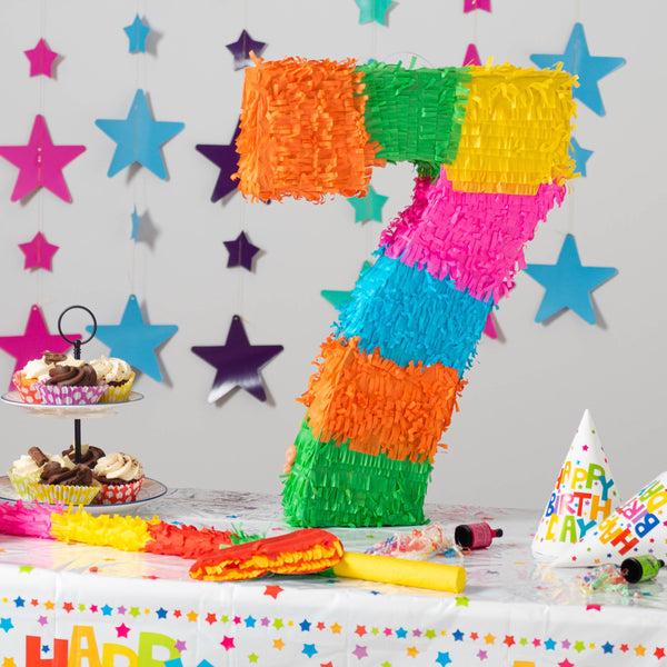 Nicola Spring Large Number 7 Pinata Party Set