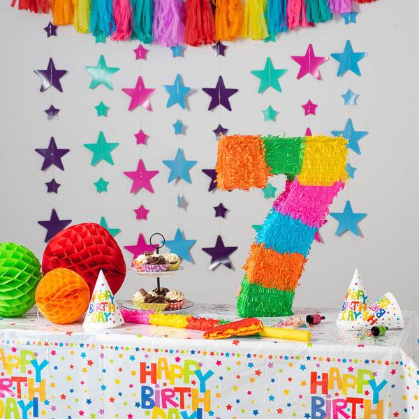 Nicola Spring Large Number 7 Pinata Party Set