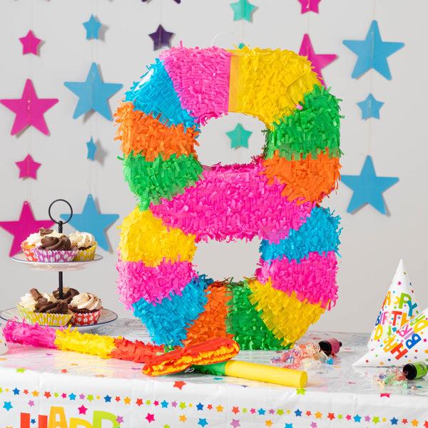Nicola Spring Large Number 8 Pinata Party Set