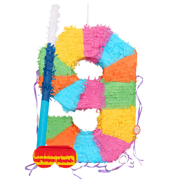 Nicola Spring Large Number 9 Pinata Party Set
