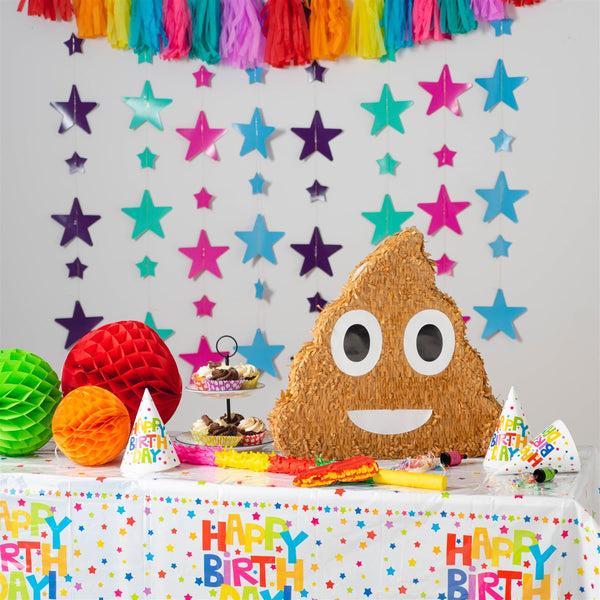 Nicola Spring Large Poop Emoji Pinata Party Set