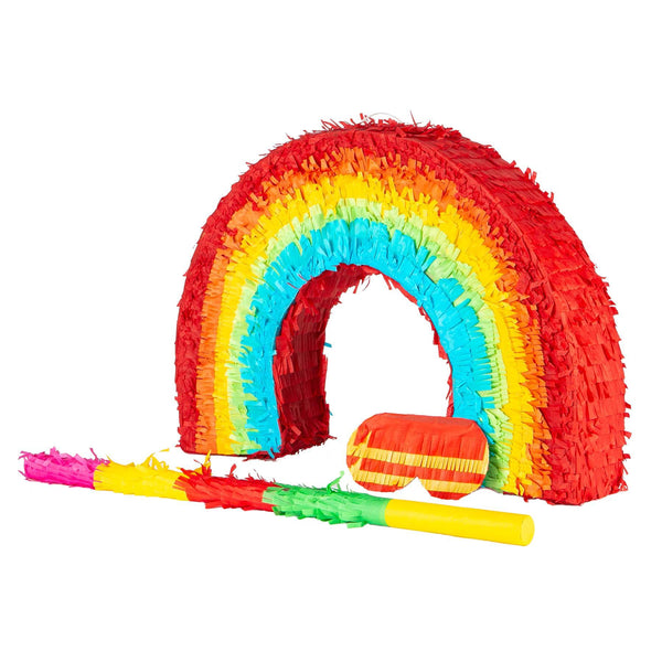 nicola spring Large Rainbow Pinata Party Set