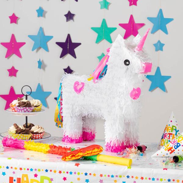 Nicola Spring Large Unicorn Pinata Party Set