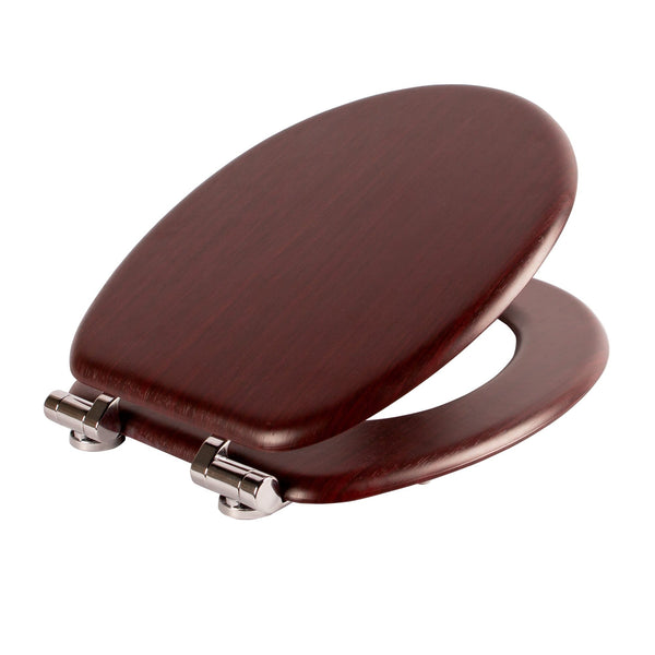nicola spring Mahogany Soft Close Toilet Seat