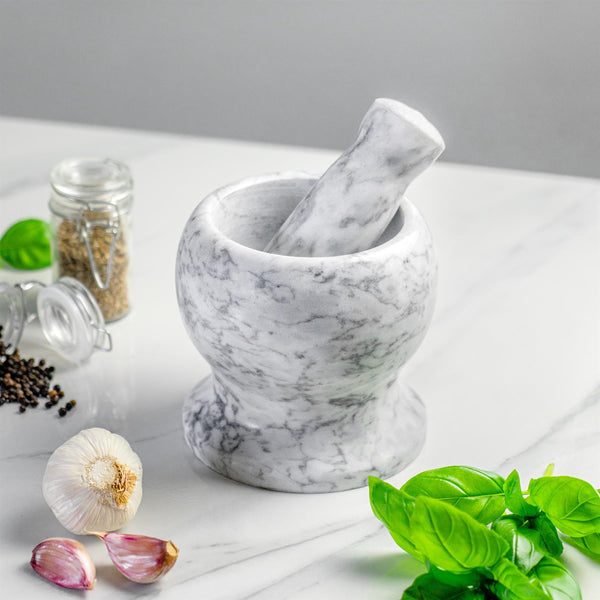 Nicola Spring Marble Pestle & Mortar Set