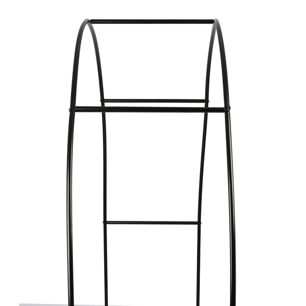 Nicola Spring Metal Garden Arbour Arch - 2.4M X 1.4M