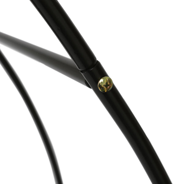 Nicola Spring Metal Garden Arbour Arch - 2.4M X 1.4M