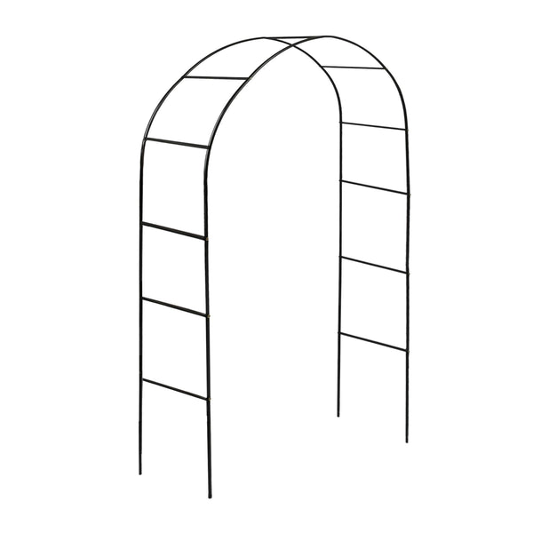 nicola spring Metal Garden Arbour Arch - 2.4M x 1.4M
