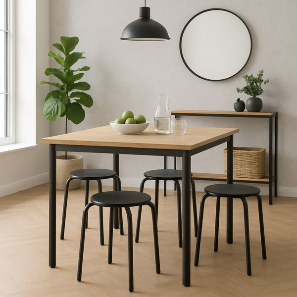 Nicola Spring Metal Stacking Stool