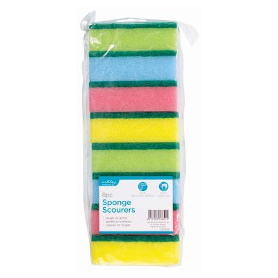 nicola spring Multi Sponge Scourers - Pack of 8