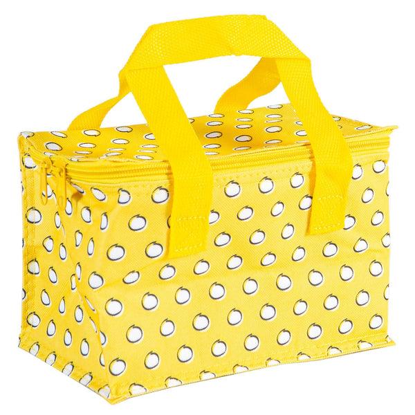 nicola spring Mustard Polka Insulated Lunch Bag
