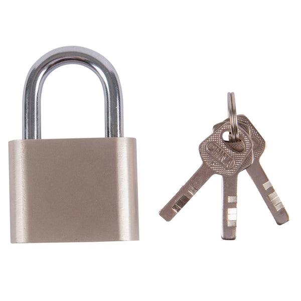 nicola spring Nickel 5cm Iron Padlock