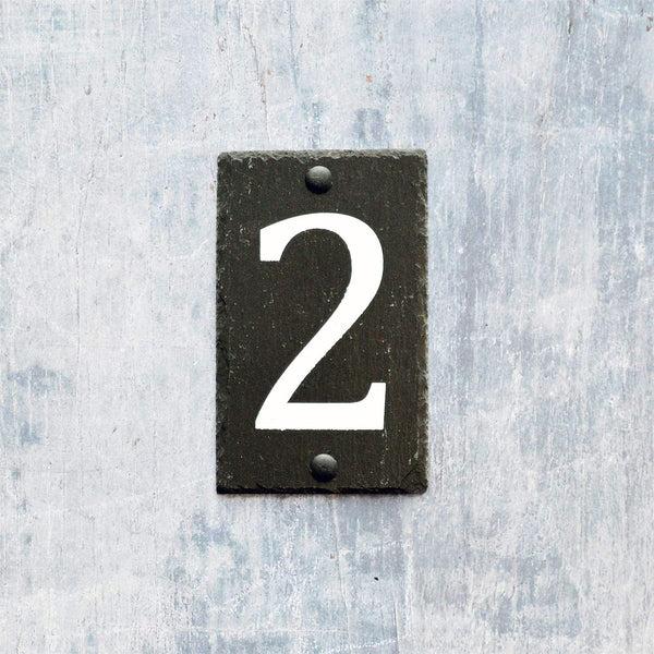 Nicola Spring Number 2 Slate House Sign