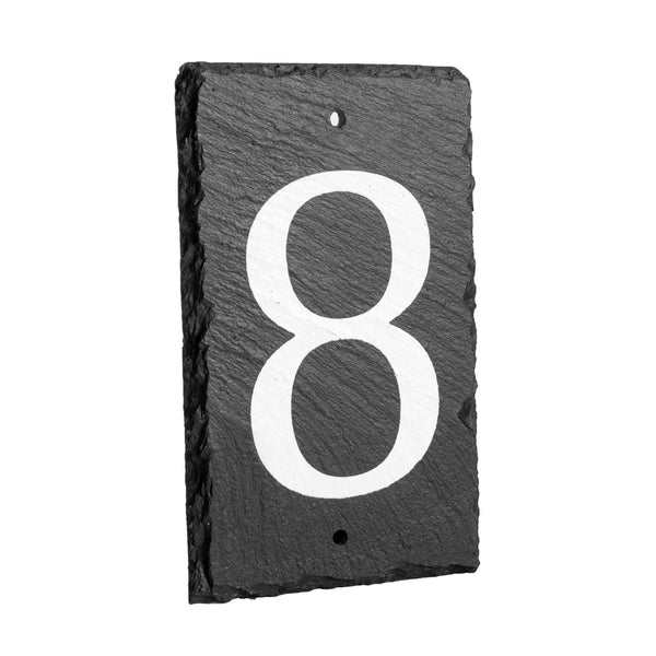 nicola spring Number 8 Slate House Sign