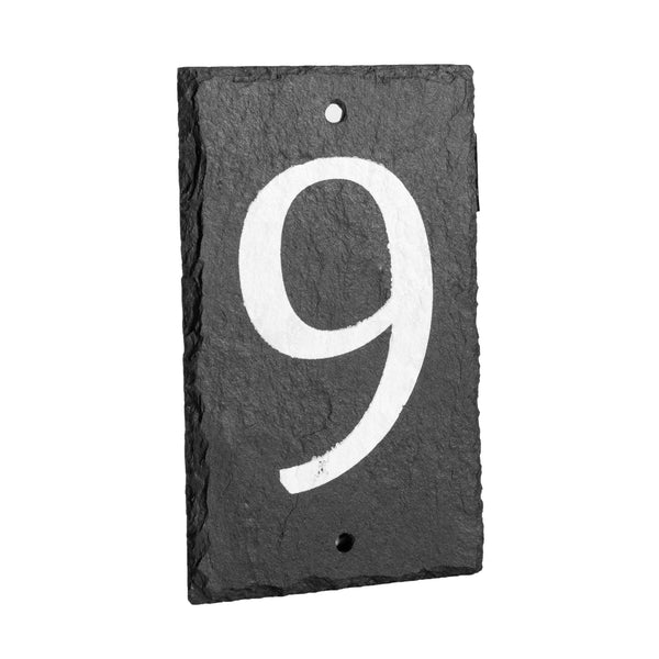 nicola spring Number 9 Slate House Sign