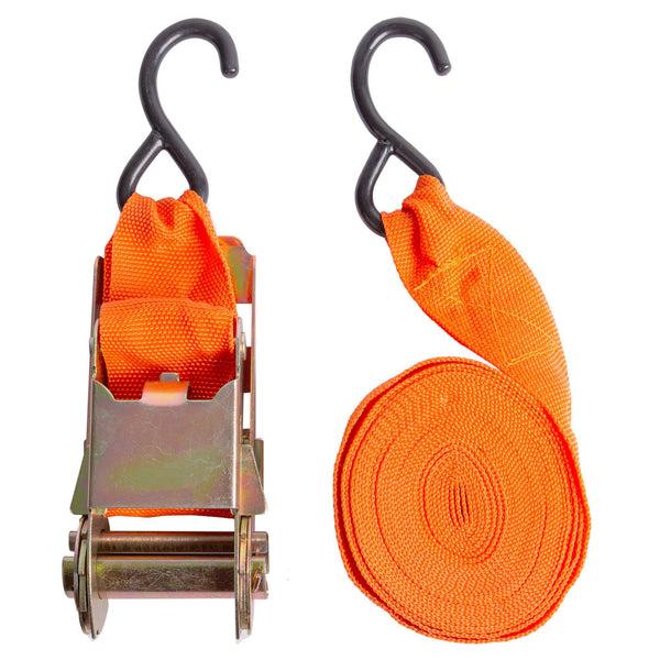 nicola spring Orange 6m Ratchet Tie Down Straps