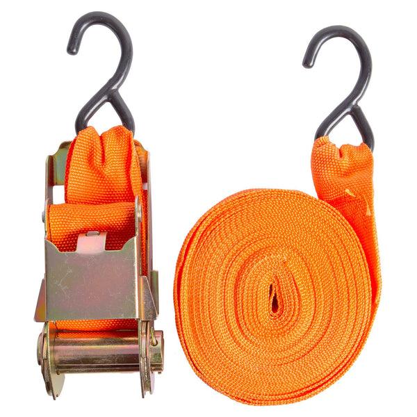nicola spring Orange 9m Ratchet Tie Down Straps