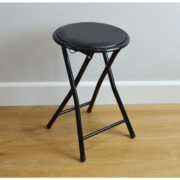 Nicola Spring Padded Folding Stool
