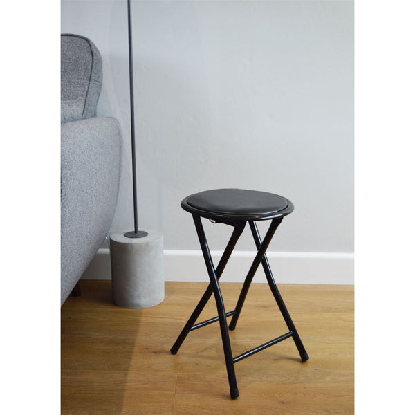 Nicola Spring Padded Folding Stool