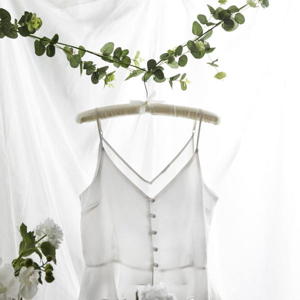 Nicola Spring Padded Satin Clothes Hanger