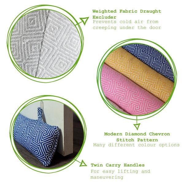 Nicola Spring Patterned Draught Excluder - 80cm