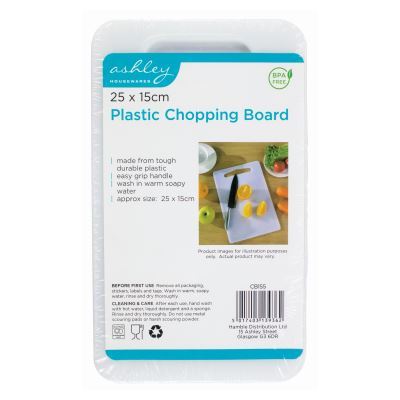 nicola spring Plastic Chopping Board - White