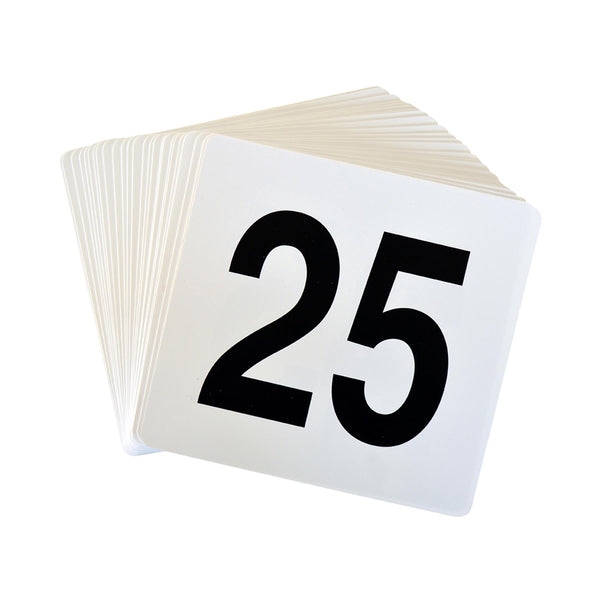 nicola spring Plastic Table Numbers - 1 to 25