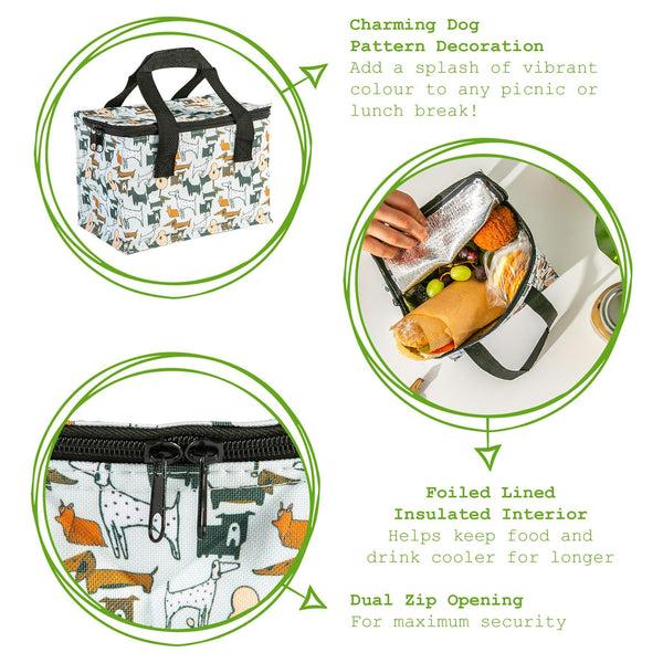 Nicola Spring Posh Pooch Insulated Lunch Bag