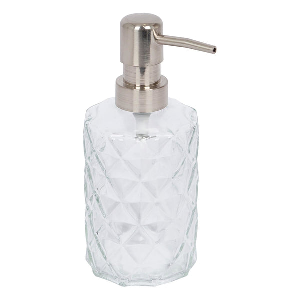 nicola spring Prism Glass Soap Dispenser - 330ml