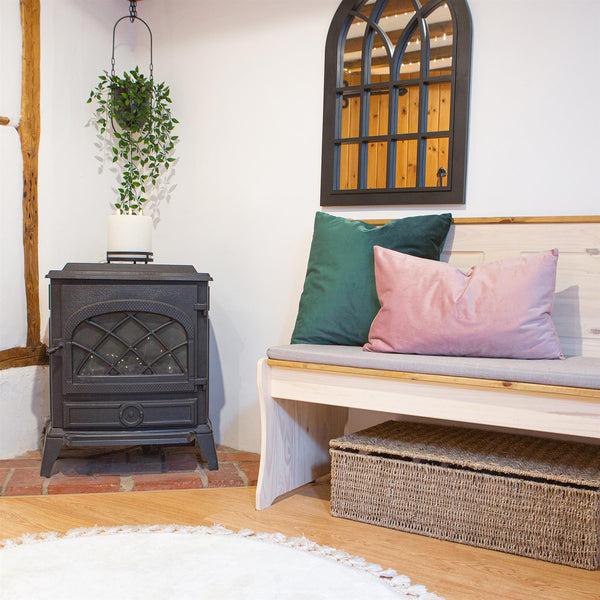 Nicola Spring Rectangle Velvet Cushion - 50cm X 30cm