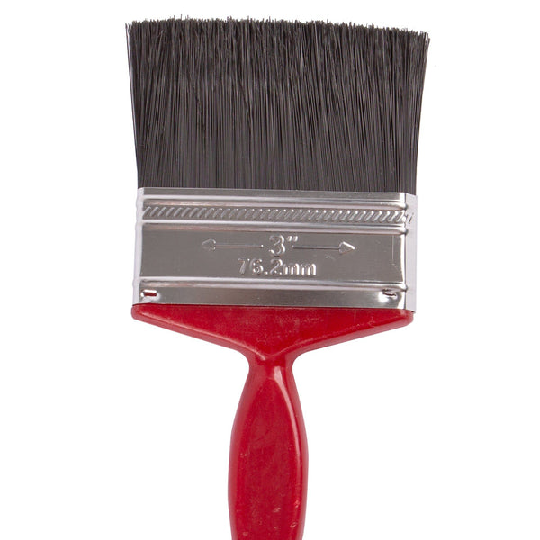Nicola Spring Red 7.5cm Plastic DIY Paint Brush
