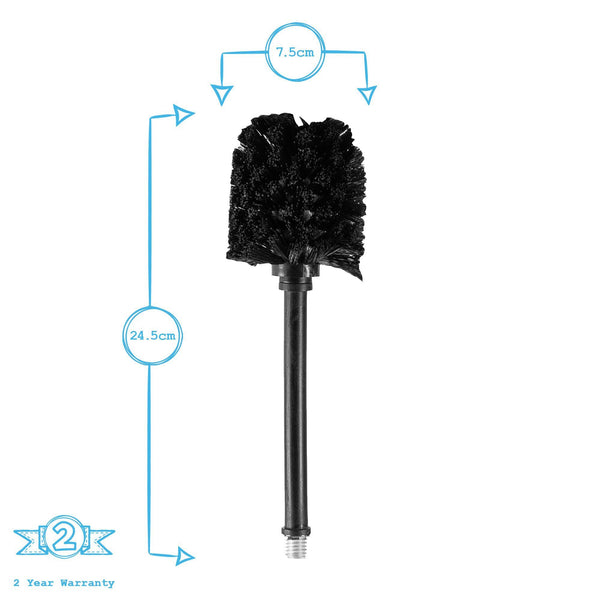 Nicola Spring Replacement Black Toilet Brush