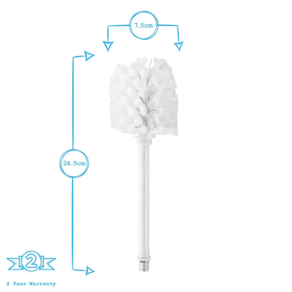 Nicola Spring Replacement White Toilet Brush
