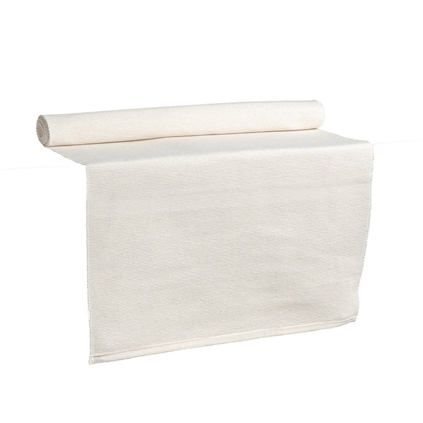 Nicola Spring Ribbed Cotton Table Runner
