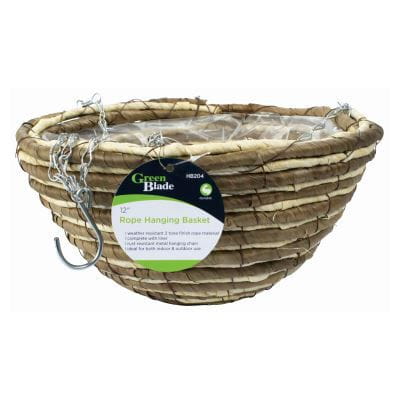 nicola spring Rope Hanging Basket - 30cm