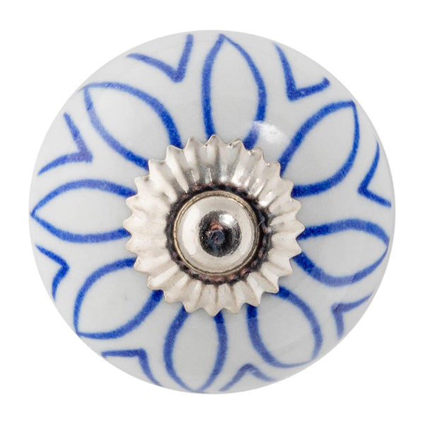 nicola spring Round Geometric Ceramic Cabinet Knob