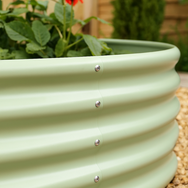 Nicola Spring Round Raised Garden Bed - 90cm X 45cm