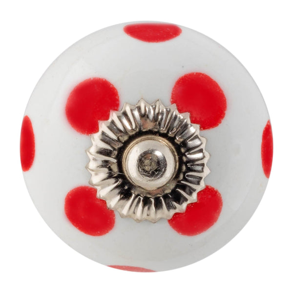 nicola spring Round Spot Ceramic Cabinet Knob