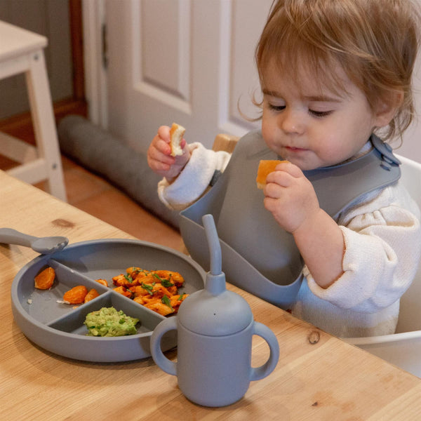 Nicola Spring Silicone Baby Weaning Bib