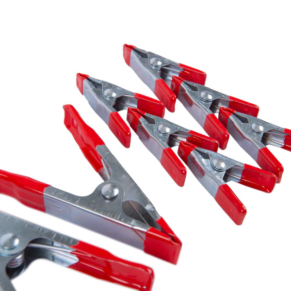 Nicola Spring Silver Metal Spring Clamps - Pack Of 8