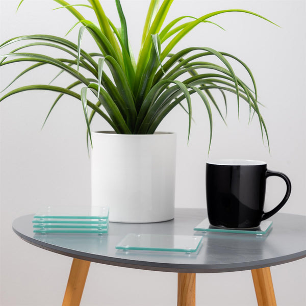 Nicola Spring Square Glass Coasters - Pack Of Six