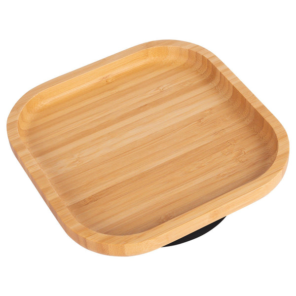 nicola spring Square Open Bamboo Suction Plate