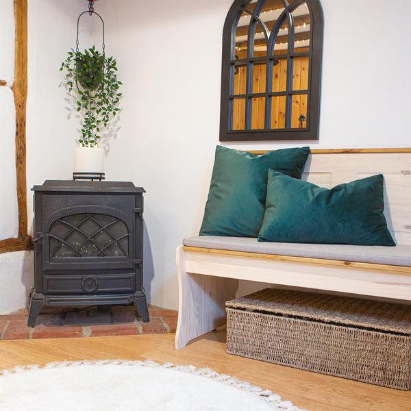 Nicola Spring Square Velvet Cushion - 55cm X 55cm