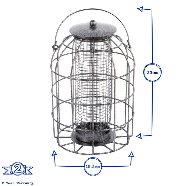Nicola Spring Squirrel-Proof Metal Nut Bird Feeder