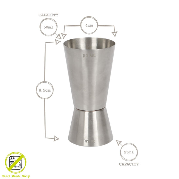 Nicola Spring Stainless Steel Jigger - 25/50ml